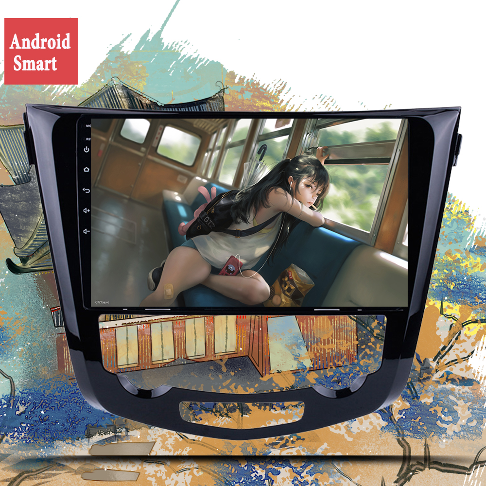 Android 14.0 Radio mobil, Multimedia pemutar Video DVD navigasi GPS untuk Nissan x-trail XTrail T32 Qashqai J11 T31 J10 Kepala Unit