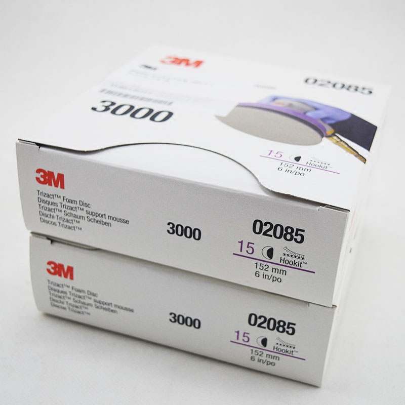 3M Trizact Kim Tự Tháp Đĩa Xốp Giấy Nhám P3000 P5000 Chính Xác Mài 6 "152Mm Để Đánh Bóng Sơn Xe Ô Tô