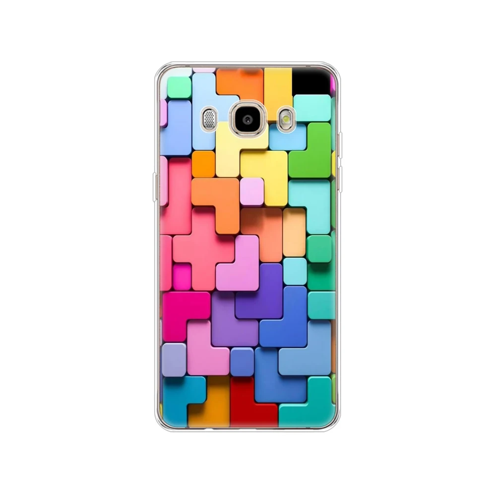 Casing untuk Samsung Galaxy J7 J5 2016 Casing J710 510F PENUTUP UNTUK Samsung J7 J5 2016 Casing Kerangka Musim Dingin Salju Natal