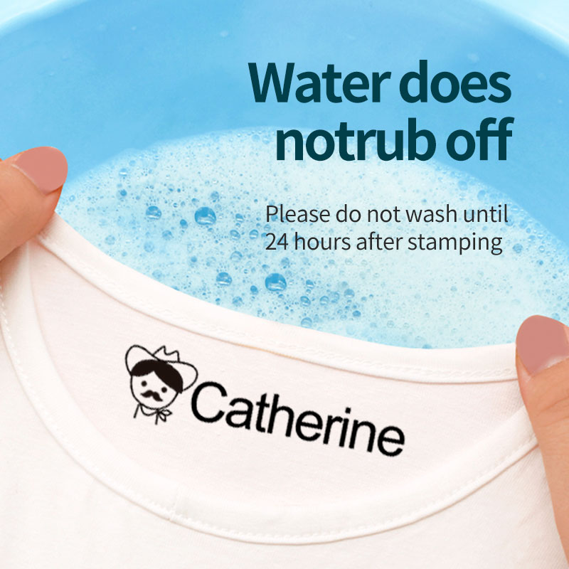 Niedlichen Cartoon Kinder Dichtung Studenten, Große Größe Gewaschen Lichtecht Stoff Und Textil Briefmarken.