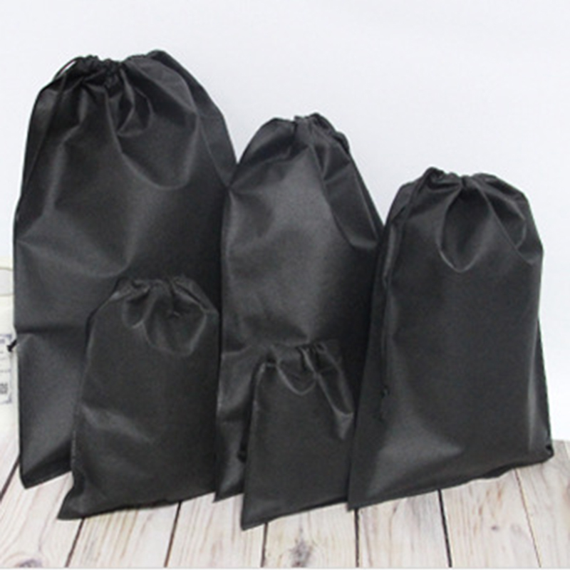 Paquete impermeable, bolsa organizadora de almacenamiento con bolsillo para zapatos, tela no tejida, bolsas con cordón, bolsa de aseo, funda nueva