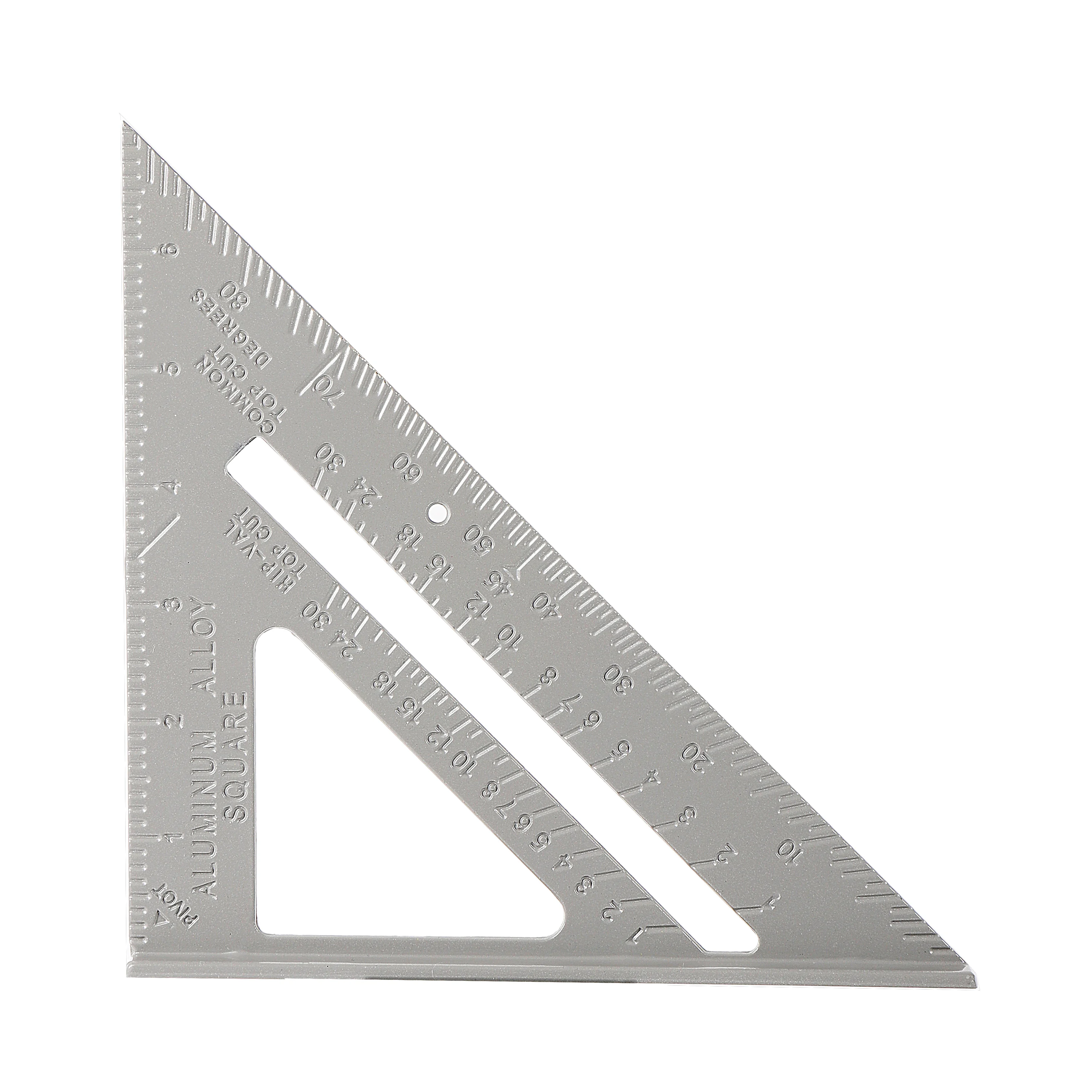 Drawing Tool Triangle Ruler Carpenter Square Speed Square Layout Tool Measurement Tool Triangle Ruler Aluminum Alloy 45° 90°