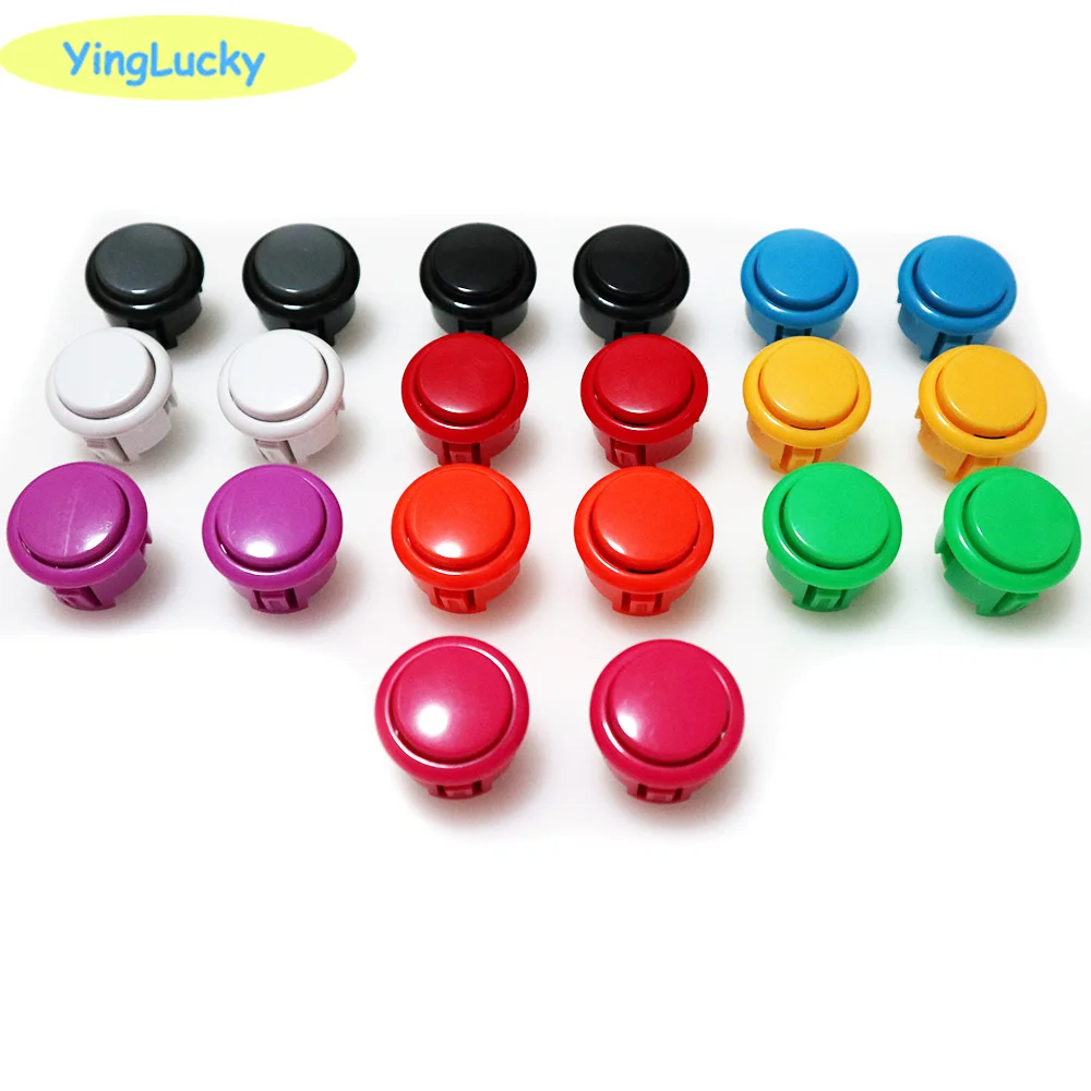 ARCADE, Arcade-Joystick-DIY-Kit Zero Delay USB-Controller SANWA 8-Wege-Joystick 30 mm Drucktasten, Beddonga Para PC, Raspberry Pi