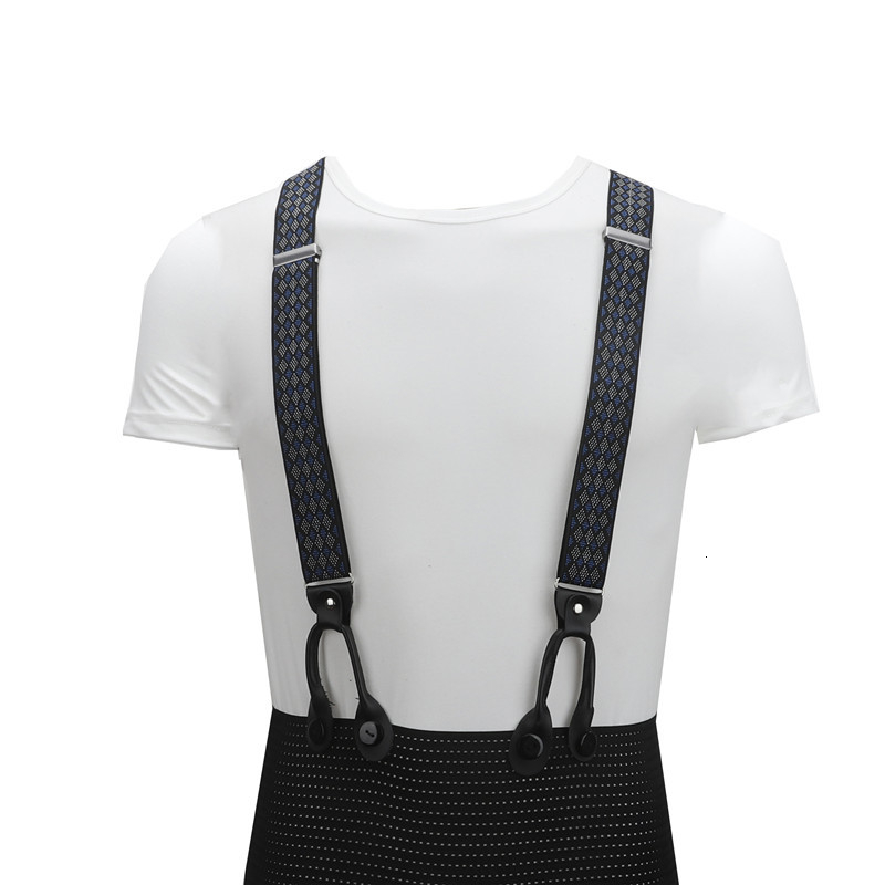 Tirantes con botones para adultos de 1,38 pulgadas de ancho, Tirantes de cuero auténtico negro con forma de Y en la espalda, Ligas Tirantes para hombre, banda elástica para colgar de 3,5x120cm