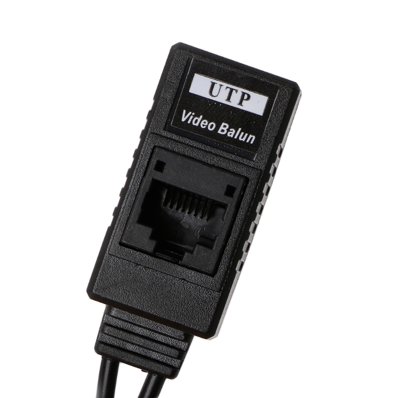 Balun wideo 8MP 2w1 BNC do RJ45 CCTV 3w1 Audio Twisted Pair Ethernet do kamer 4K AHD CVI TVI CVBS