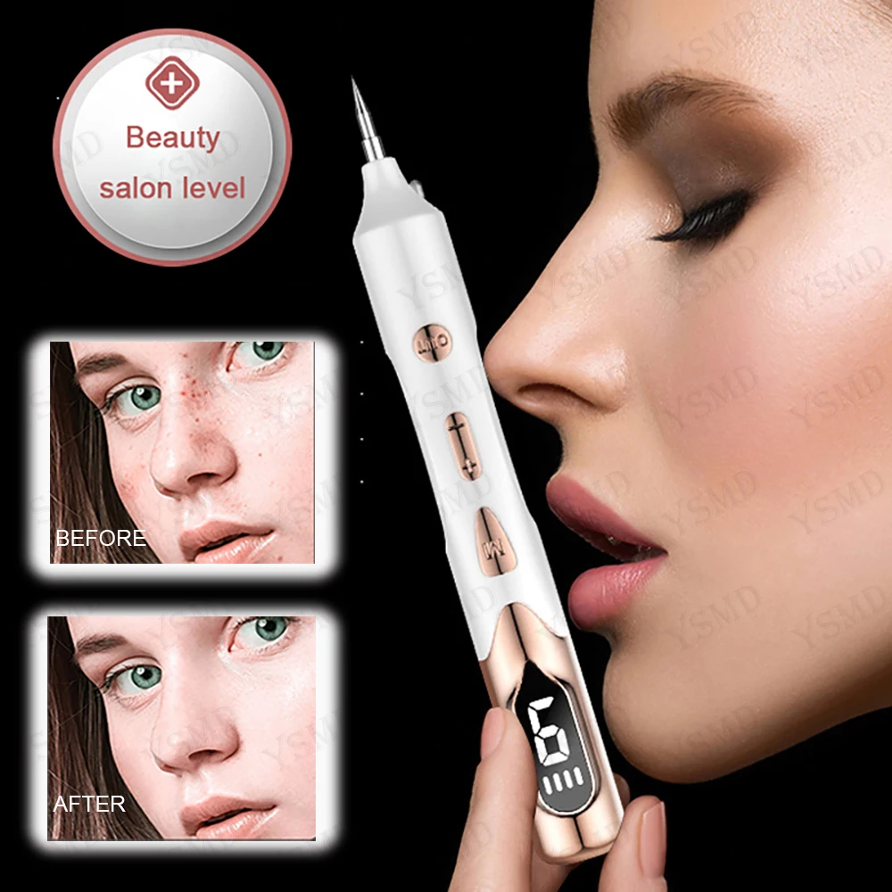 Clearance_Laser Plasma Pen for Skin Tag Remover Freckle Black Dot Papilloma Warts Mole Pimples Tattoo Removal Laser Pen Beauty C