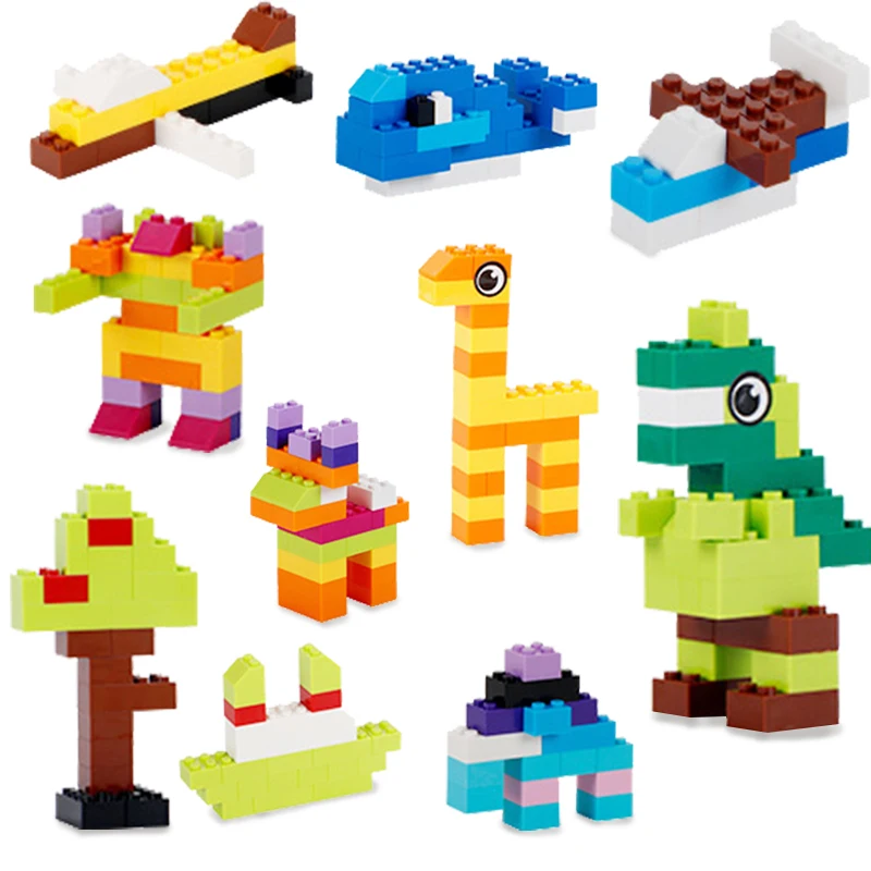 1000 ชิ้น DIY Creative Building Blocks จํานวนมากชุดเมืองคลาสสิกอิฐประกอบ Brinquedos ของเล่นเพื่อการศึกษาเด็ก