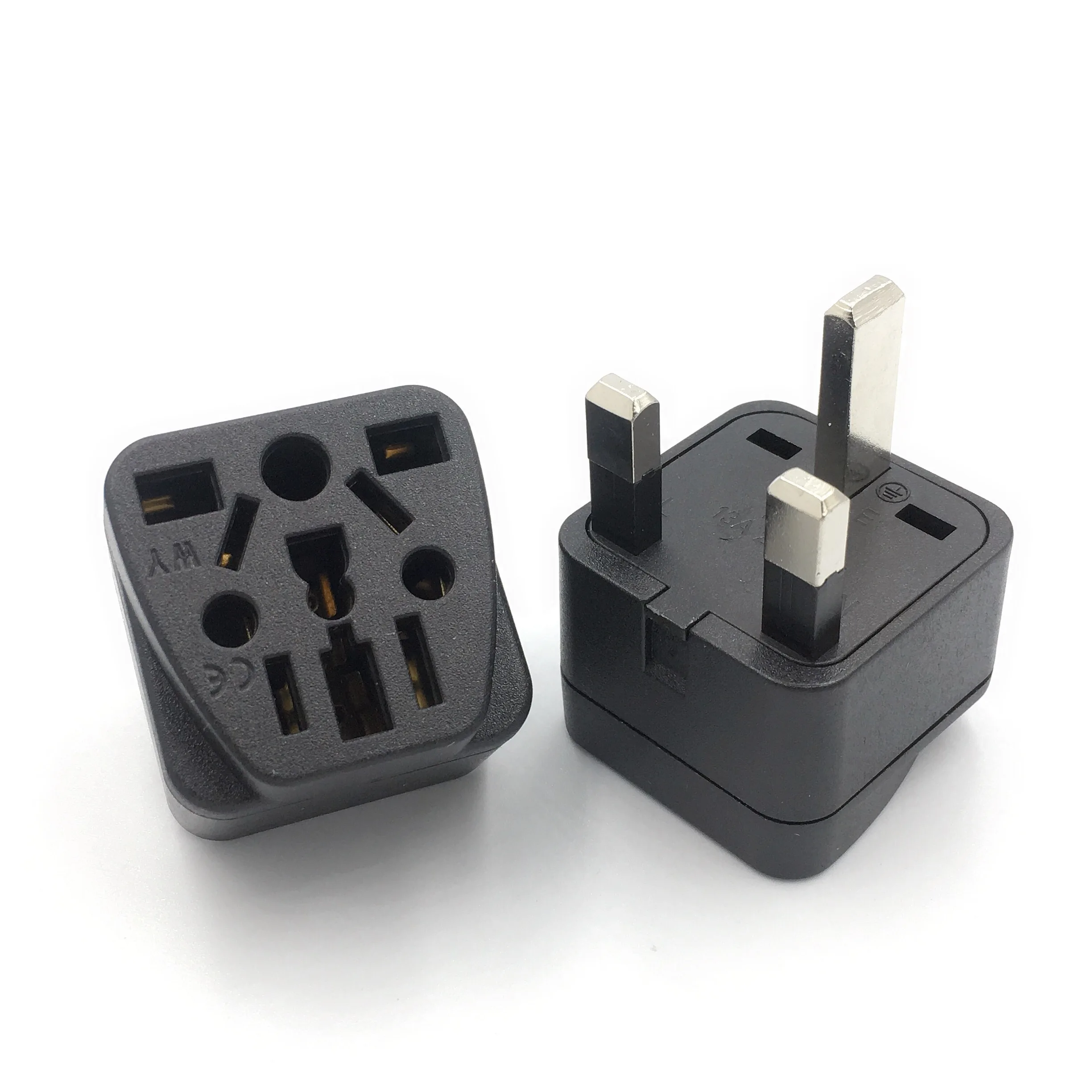 Adaptador de enchufe de viaje para Reino Unido, toma de corriente de conversión multitipo a Gran Bretaña, Singapur, Malasia, convertidor de energía