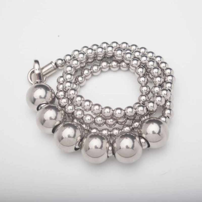 EDC Lớn Thép Bóng Tự Vệ Vòng Tay Bằng Thép Không Gỉ Roi Thép Titan Xe An Toàn Cá Nhân Vũ Khí Bị Phá Vỡ Cửa Sổ