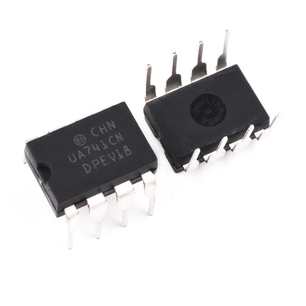 10 Buah DIP8 IC UA741CN UA741CP UA741 OP Amp LM741 741 TI IC OPAMP GP 1MHZ Asli