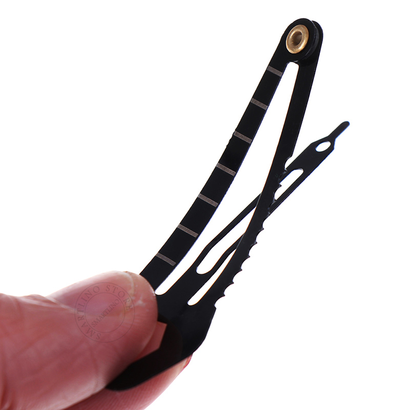 10 X Vòng Tự Vệ Kẹp Tóc Kẹp Tóc Đa Năng Vặn Vít Dao Gọt Vỏ Thấy Thước EDC Dụng Cụ Cắm Trại Cấp Cứu Sinh Tồn