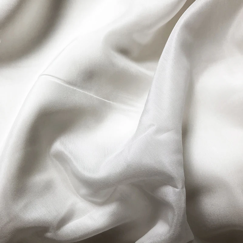 Bestilk Qualität Glatte Seide/Baumwolle Stoff Sommer Kleid Futter Bekleidungsmaterial DIY Kleidung Stoffe für Schal