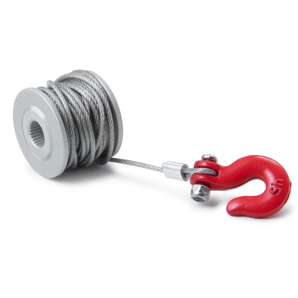 AXSPEED Hợp Kim Nhôm Xe Kéo Kéo Xiềng Xích Móc Cho Trục SCX10 1/10 Điều Khiển Xe Bánh Xích Xe Nâng Cấp Phần Phụ Kiện