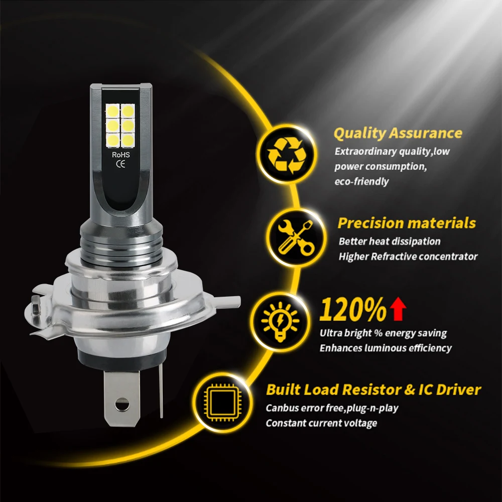 2 pçs h8 h11 led hb4 9006 hb3 9005 luzes de nevoeiro lâmpada 3030 12smd 6000k branco carro condução correndo lâmpada dianteira automática leds luz 12v