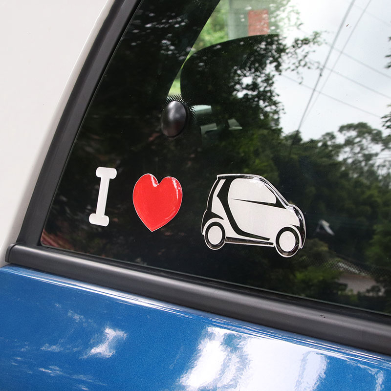 Mobil Stiker Decals untuk Smart 453 451 450 452 454 Crossblade Kota Cabrio Roadster Coupe Kota Coupe Mobil Stiker