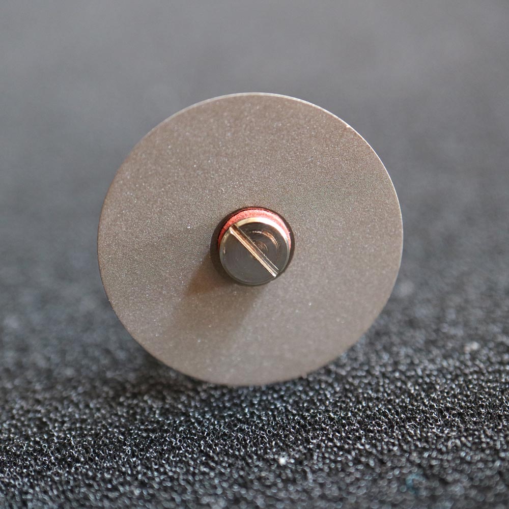 Disco de corte de diamante de doble cara, ultrafino, Dental, 0,15mm, para separar el pulido, corona de cerámica, yeso o jade