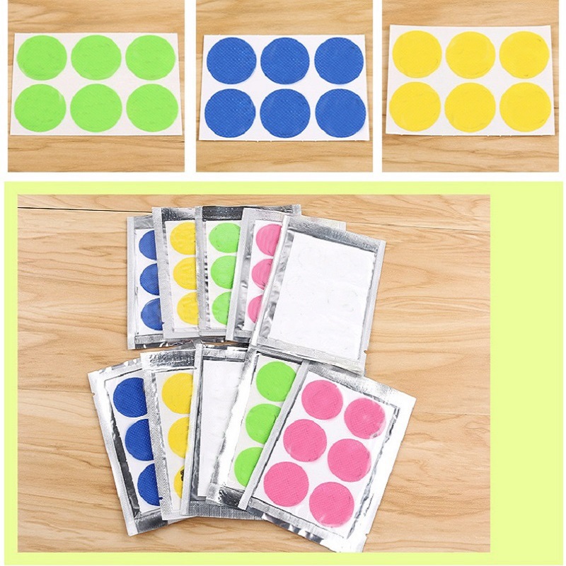 120 uds/60 uds pegatinas para mosquitos DIY pegatinas repelentes de mosquitos parches dibujos animados hogar al aire libre cara sonriente repelente