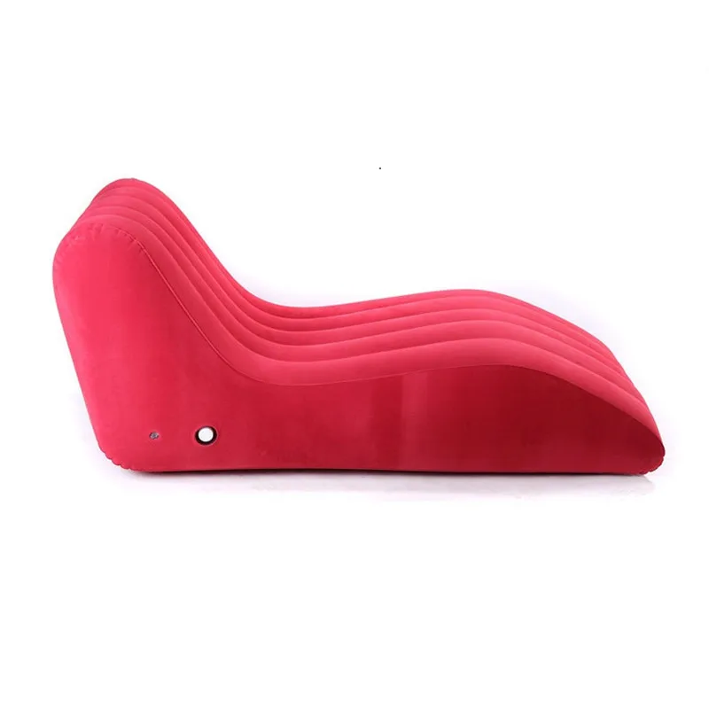 Leisure Inflatable Sofa Thickened Creative Flock Lazy Sofa S Type Adult Sofa Recliner