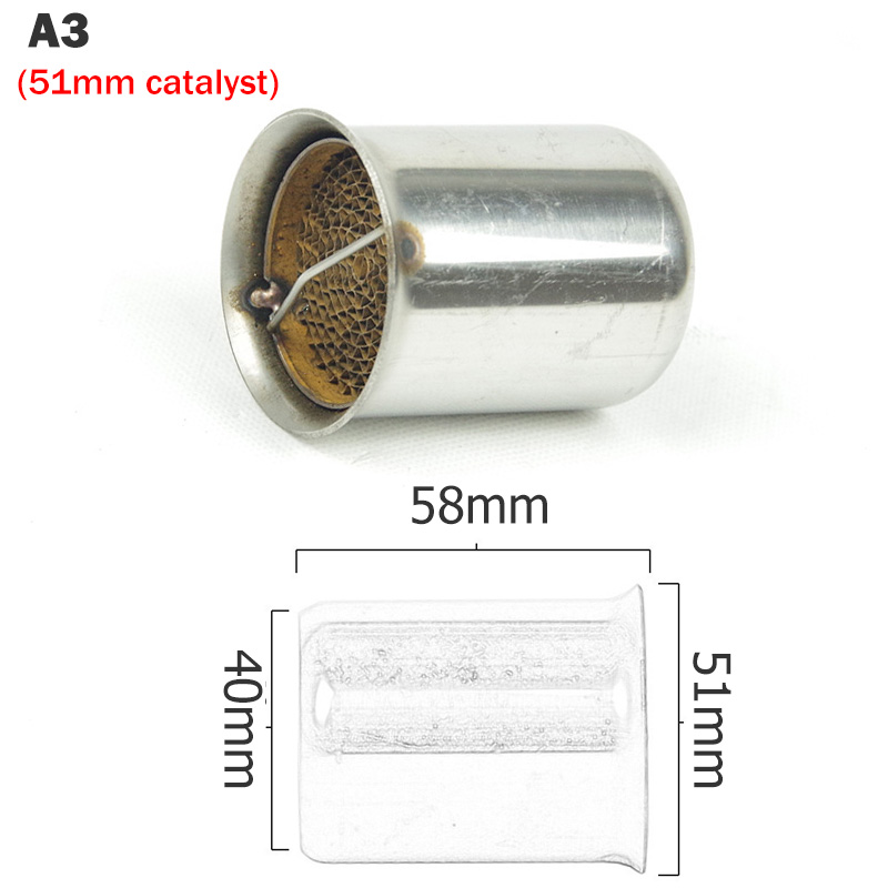 35 мм 42 мм 45 мм 48 мм 51 мм 60 мм мотоциклетный глушитель, катализатор DB Killer, глушитель, шумоглушитель для Akrapovic для SC