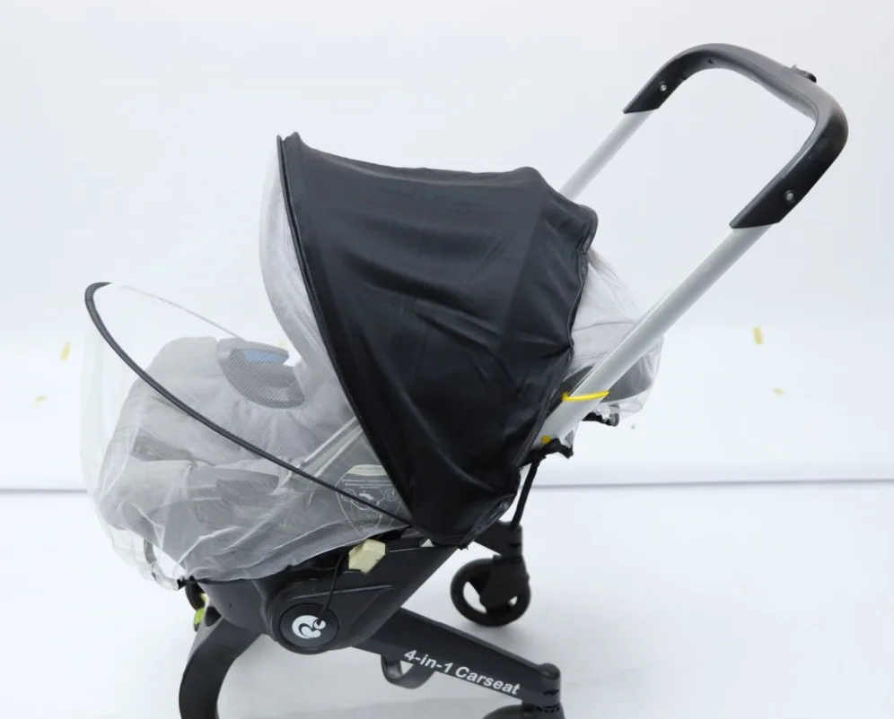 交換ベビーカーアクセサリー Doona 蚊帳レインカバートラベルバッグ革フットマフカバー綿パッド防塵カーシート