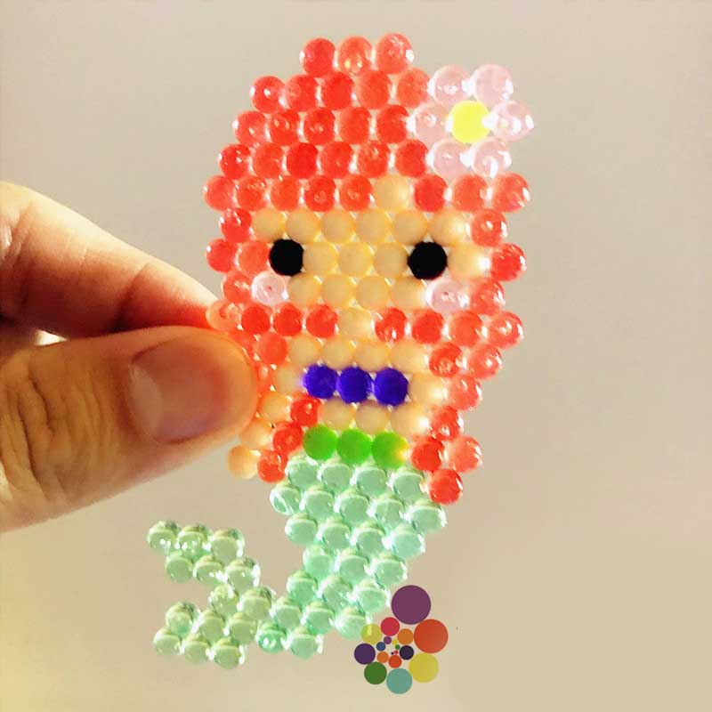 ลูกปัดปริศนาคริสตัล DIY สเปรย์น้ําลูกปัด perlen ชุดเกม 3D handmade magic ของเล่นเด็ก Water Mist Magic ลูกปัด