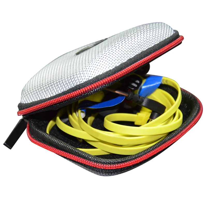 KZ Earphone Case EVA Zipper Case Bluetooth Headset Box Square Portable Compression Headset case For KZ ZAX ES4 ZSTX ZSR EDX ZST
