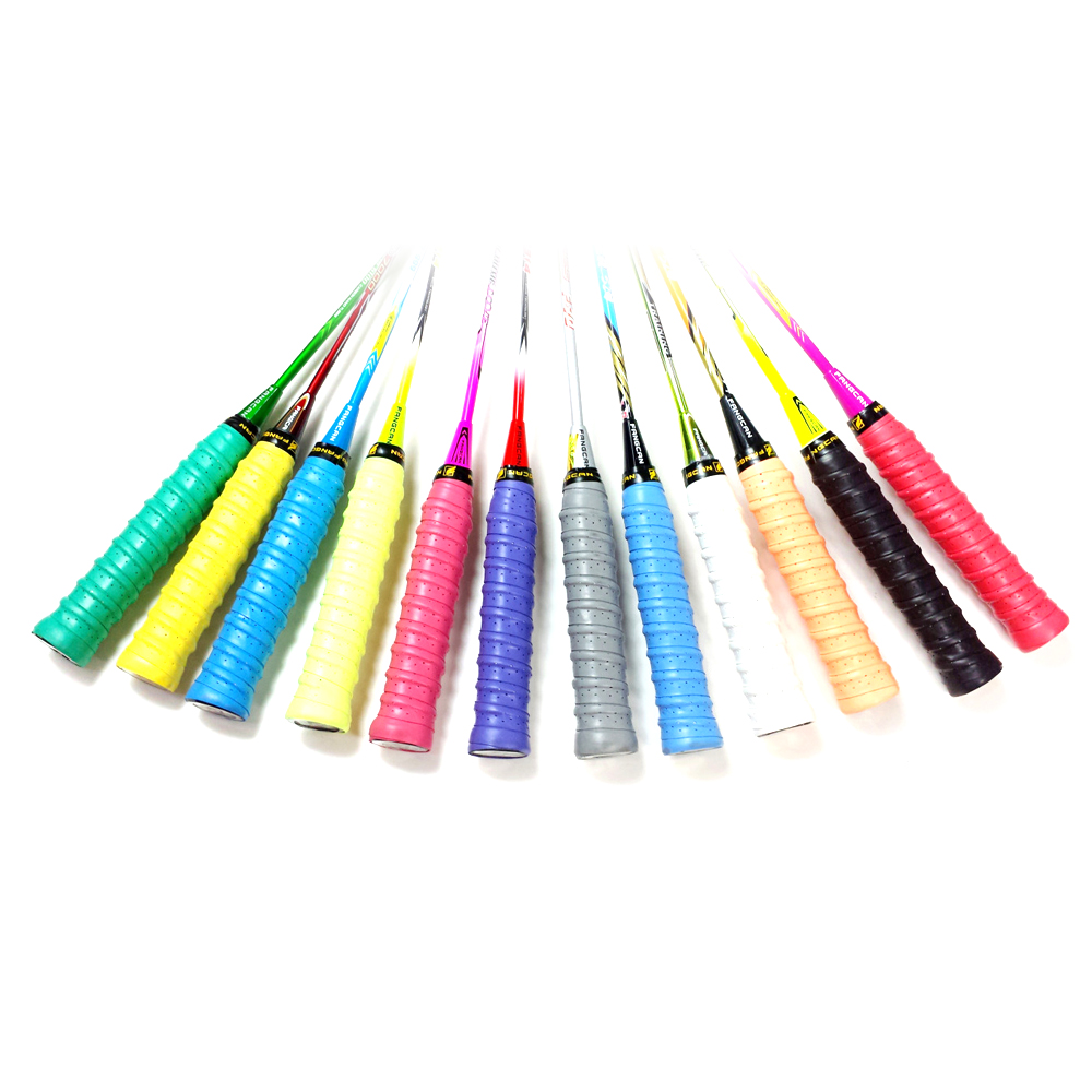 FANGCAN 3PCS Anti SLIP TENNIS Overgrip แบดมินตันสควอชแร็กเก็ตเทป PU Over Grip สําหรับพาเดลไม้เทนนิสชายหาดตกปลา Rod