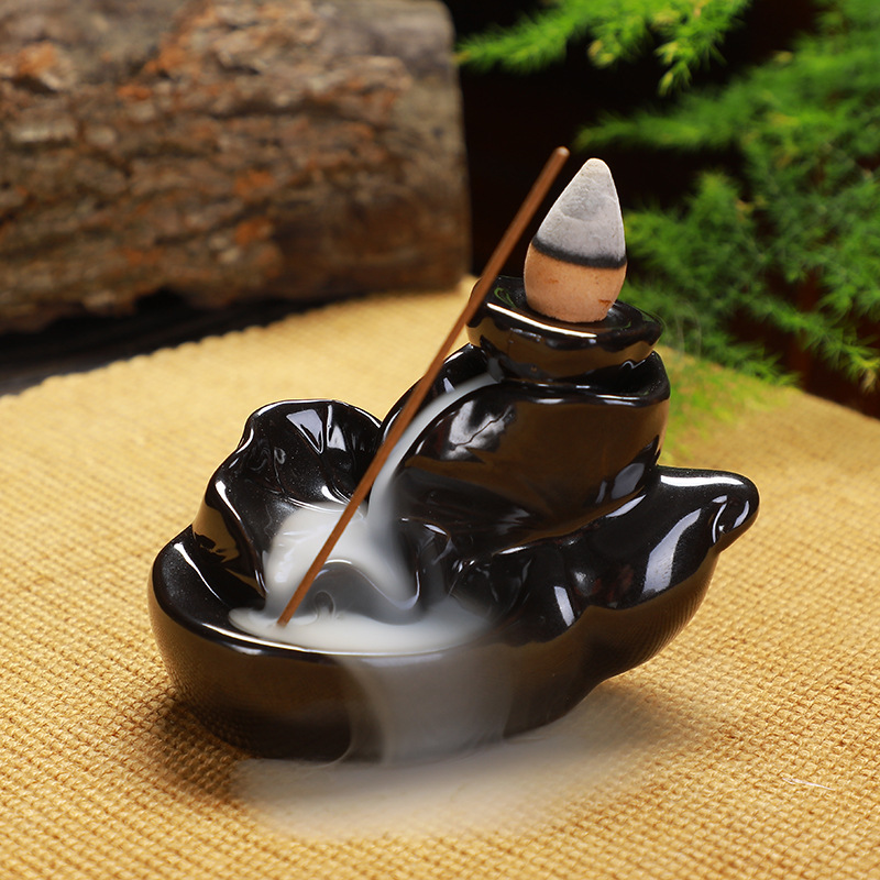 Mixed Flavor Backflow Incense Cones Pack Natural Floral Lavender Sandalwood Aloes & More for Aromatherapy And Relaxation