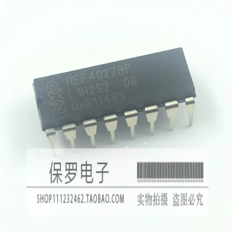 10pcs 100% orginal new trigger HEF4027BP HEF4027 DIP-16 in stock