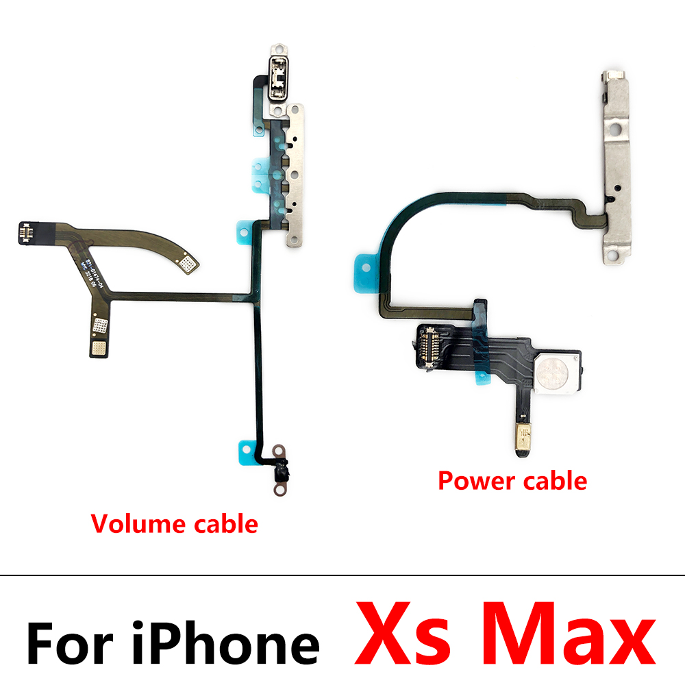 Neues Power-Flexkabel für iPhone 7 8 Plus X XR XS Max Mute & Lautstärkeschalter Ein-Aus-Taste Schlüssel Ersatzteile