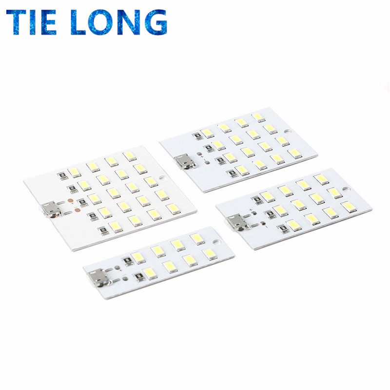 Hochwertiges 5730 smd 5V 430mA ~ 470mA Weißes Mirco USB 5730 LED-Beleuchtungspanel USB-Mobillicht Notlicht Nachtlicht
