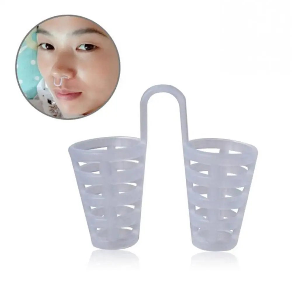 YOHAPPY 8 Cái/bộ Chống Ngáy Chống Dừng Silicon Kẹp Mũi Chống Ngáy Chống Mũi Dilators Ngưng Thở Khi Viện Trợ Thiết Bị