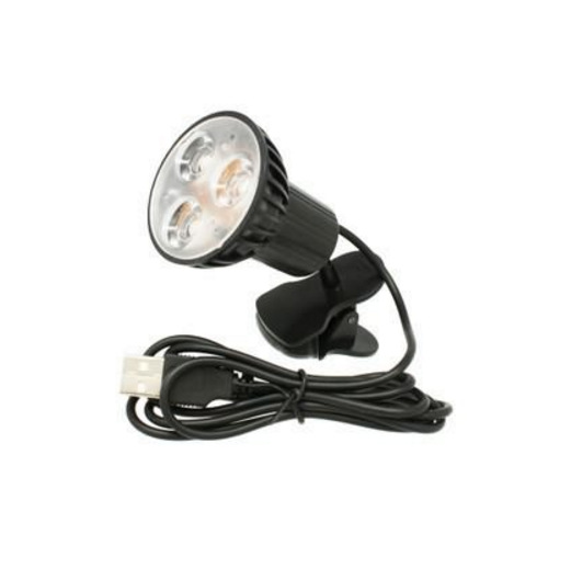 Novo super brilhante 3 porta led clipe no ponto lâmpada de luz usb para computador portátil notebook preto