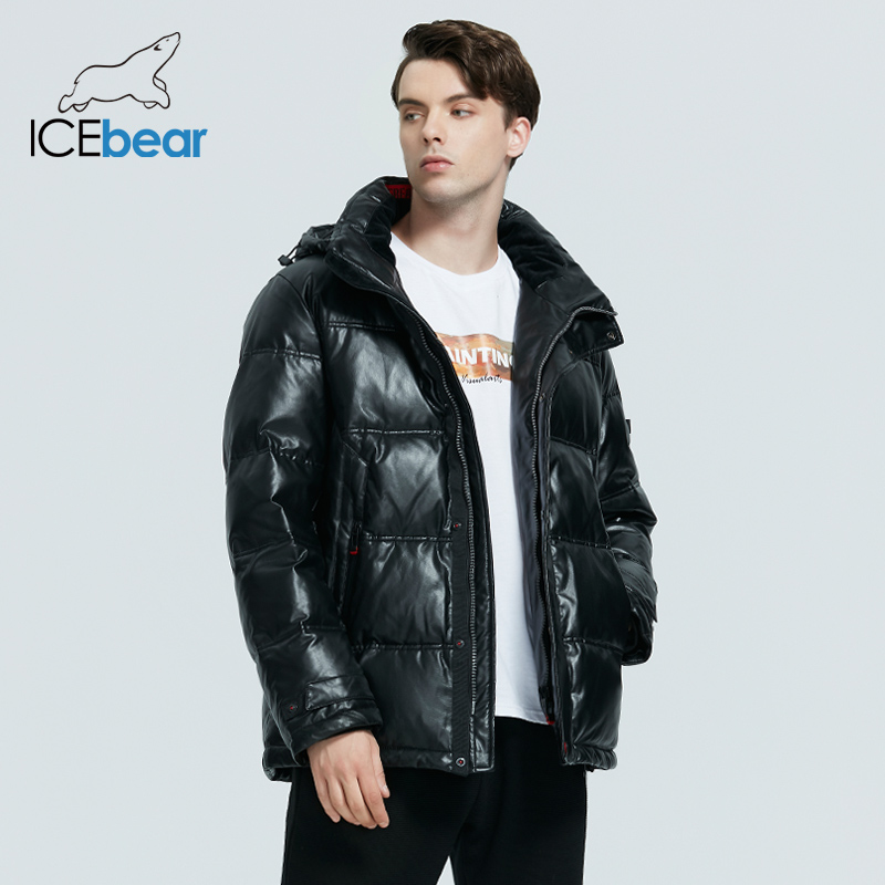 ICEbear Winterjacke Herren Winter Baumwolle gefütterte Jacke atmungsaktiv dick und warm Herren Freizeitmantel MWD20866D,2023