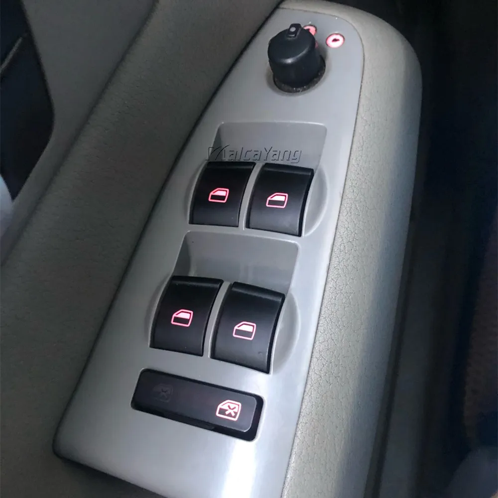 8E 0959851   Para Audi A4 B6, B7 interruptor de Control de ventana principal eléctrico del lado del conductor 8E 0959851 B 8E 0959851 D 8E0 959 851 B/D 5PR