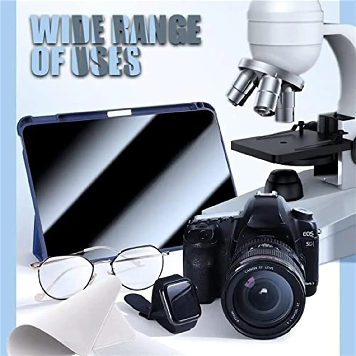 Polishing Cloth For iPhone Screen Double-Layer Microfiber Reusable Cleaning Cloth For iPhone iPad iMac Apple Watch Screens