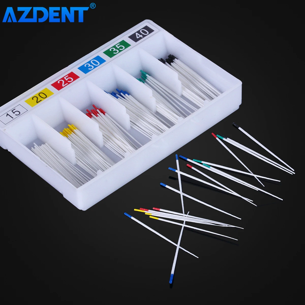 AZDENT Nha Khoa Giấy Thấm Điểm Hấp Thụ Độ Ẩm Giấy Đầu Côn 0.02 0.04 0.06 F1 F2 F3 Nha Khoa Vật Tư Tiêu Hao Nào