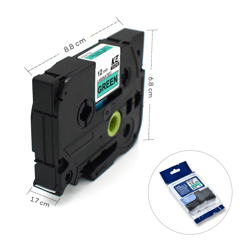 6 ミリメートル/9 ミリメートル/12 ミリメートル/18 ミリメートル/24 ミリメートル * 8 メートルマルチカラーリボンラベルテープブラザー P-TOUCH TZE ラベルプリンタ TZ-231 tze231 221 1 パック