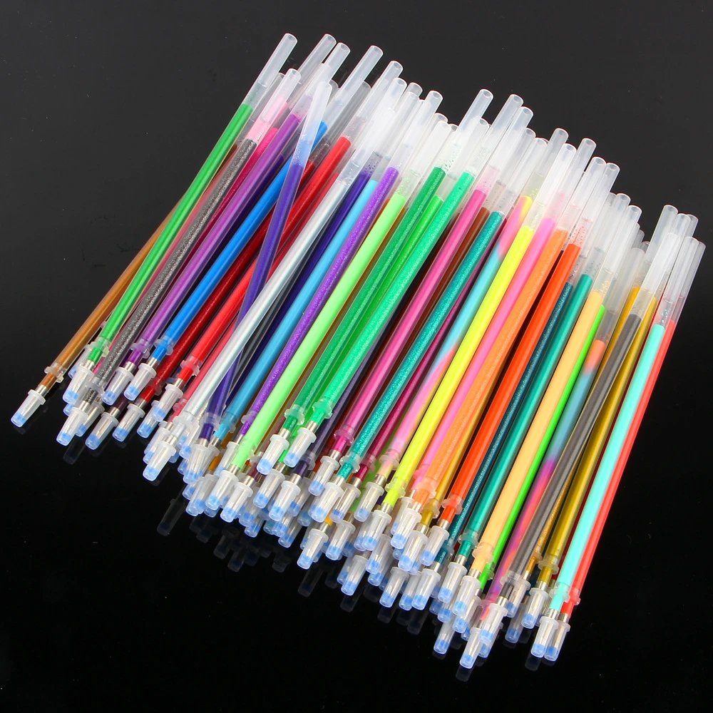 1.0Mm 100 Màu Bút Bi Huỳnh Quang Nạp Lại Chữ Màu Sắc Bút Êm Mực Tranh Graffiti Bút Học Sinh Sinh Viên Văn Phòng Phẩm 04116