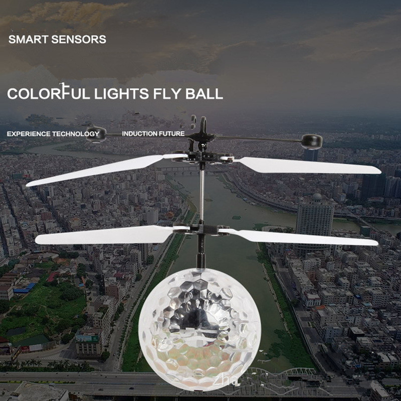 Luz led luminosa bola voadora brinquedos flutuador elétrico bolas de vôo eletrônico infravermelho indução aeronave helicóptero para crianças presente
