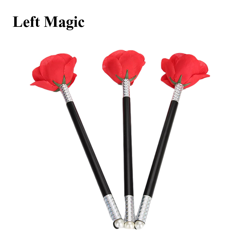 スティックトゥローズ/フラワーマジックトリック花クローズアップストリートステージマジック小道具マギーイリュージョンギミック小道具アクセサリー