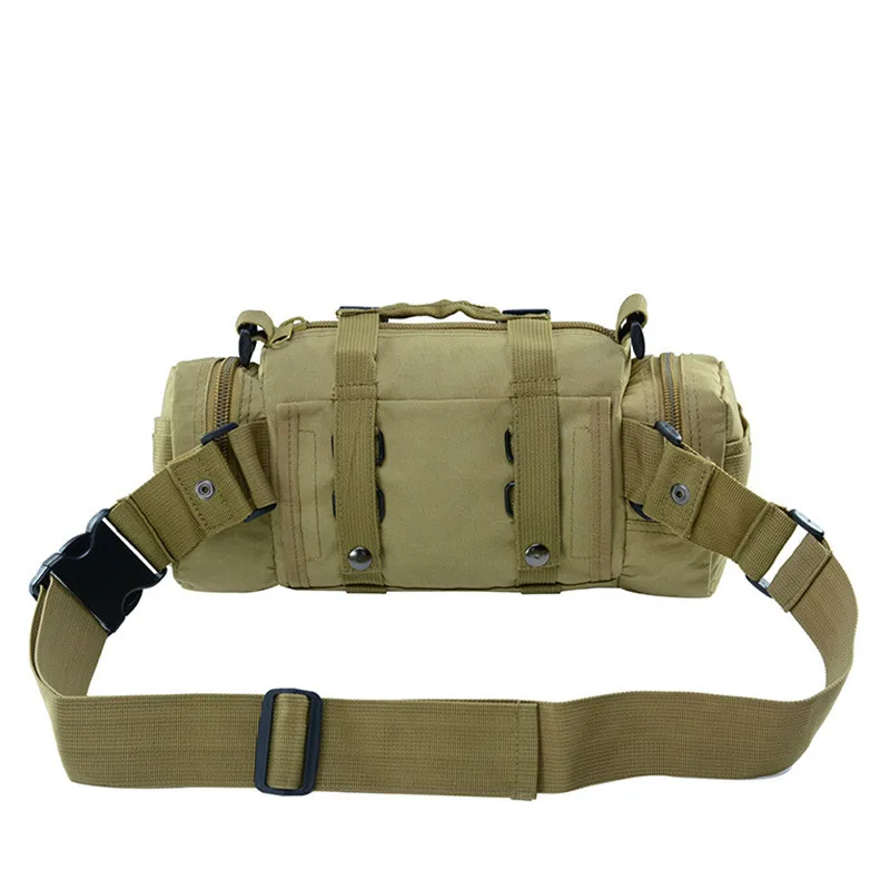고품질 야외 전술 배낭 허리 팩 허리 가방 Mochilas Molle 캠핑 하이킹 주머니 3P 가슴 가방
