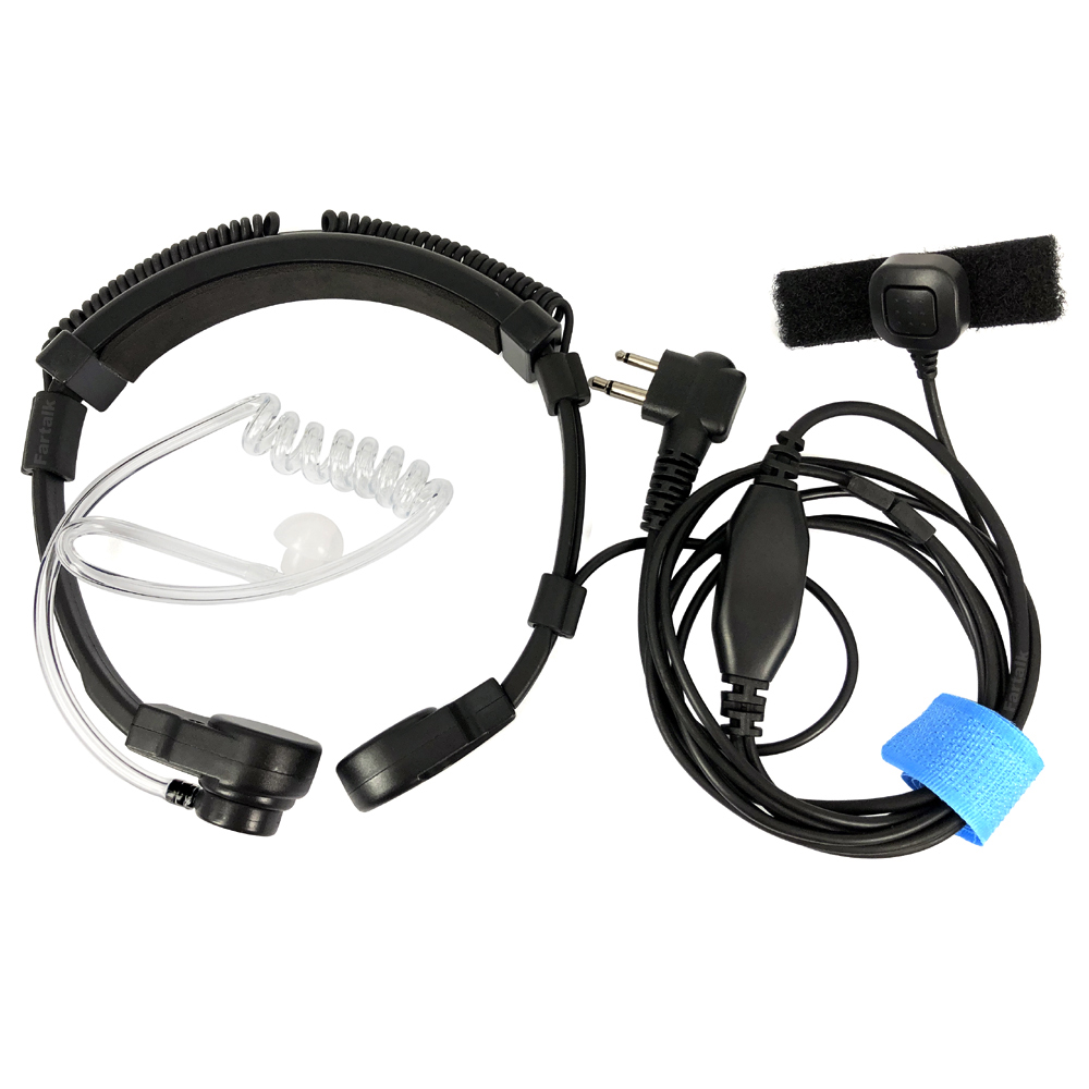 Auricular con micrófono de garganta para Motorola EP450 GP300 GP68 GP88 GP88S CP88 GP3188 CP040 CP140 CP200 Walkie Talkie Radio