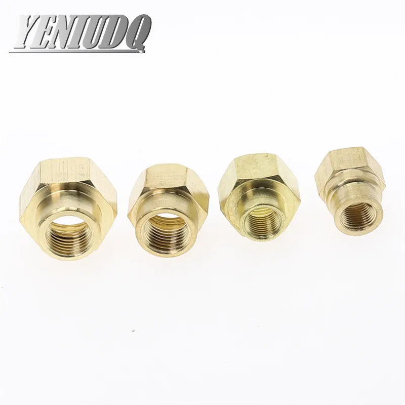Rosca hembra de latón BSP, accesorios de tubería, tuerca hexagonal, acoplamiento de conector de varilla, 1 piezas, 1/8, 1/4, 3/8, 1/2"