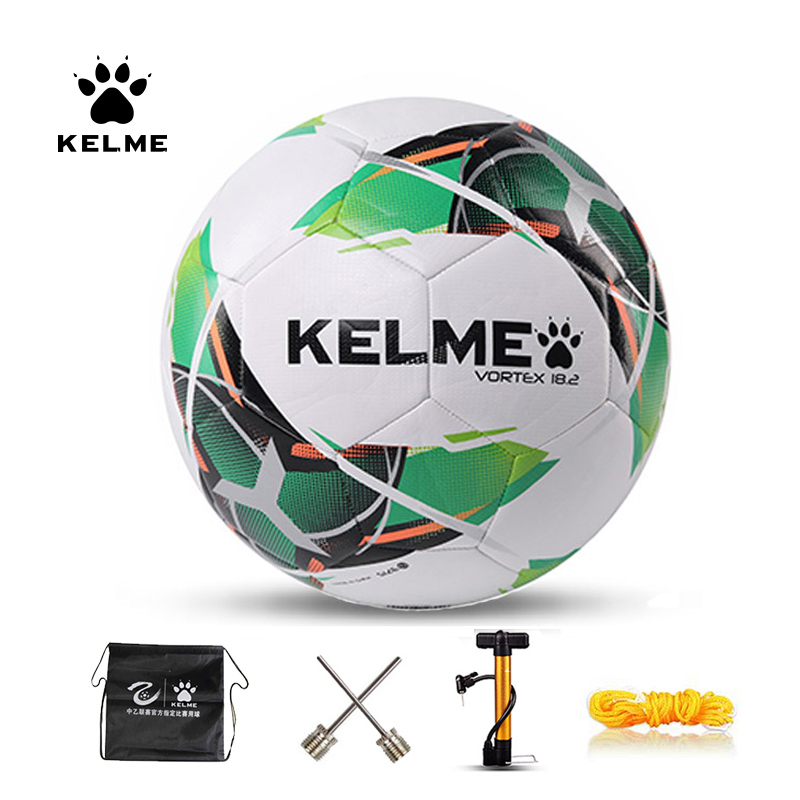Kelme bola de futebol profissional tpu tamanho 3 tamanho 4 tamanho 5 vermelho verde objetivo equipe jogo bolas de treinamento máquina costura 9886130