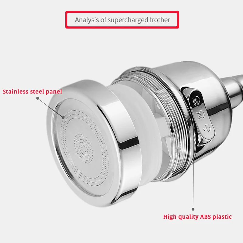 Universal 3 โหมดก๊อกน้ําห้องครัวอะแดปเตอร์ Aerator หัวฝักบัวความดันบ้านน้ํา Bubbler Splash FILTER TAP หัวฉีด CONNECTOR