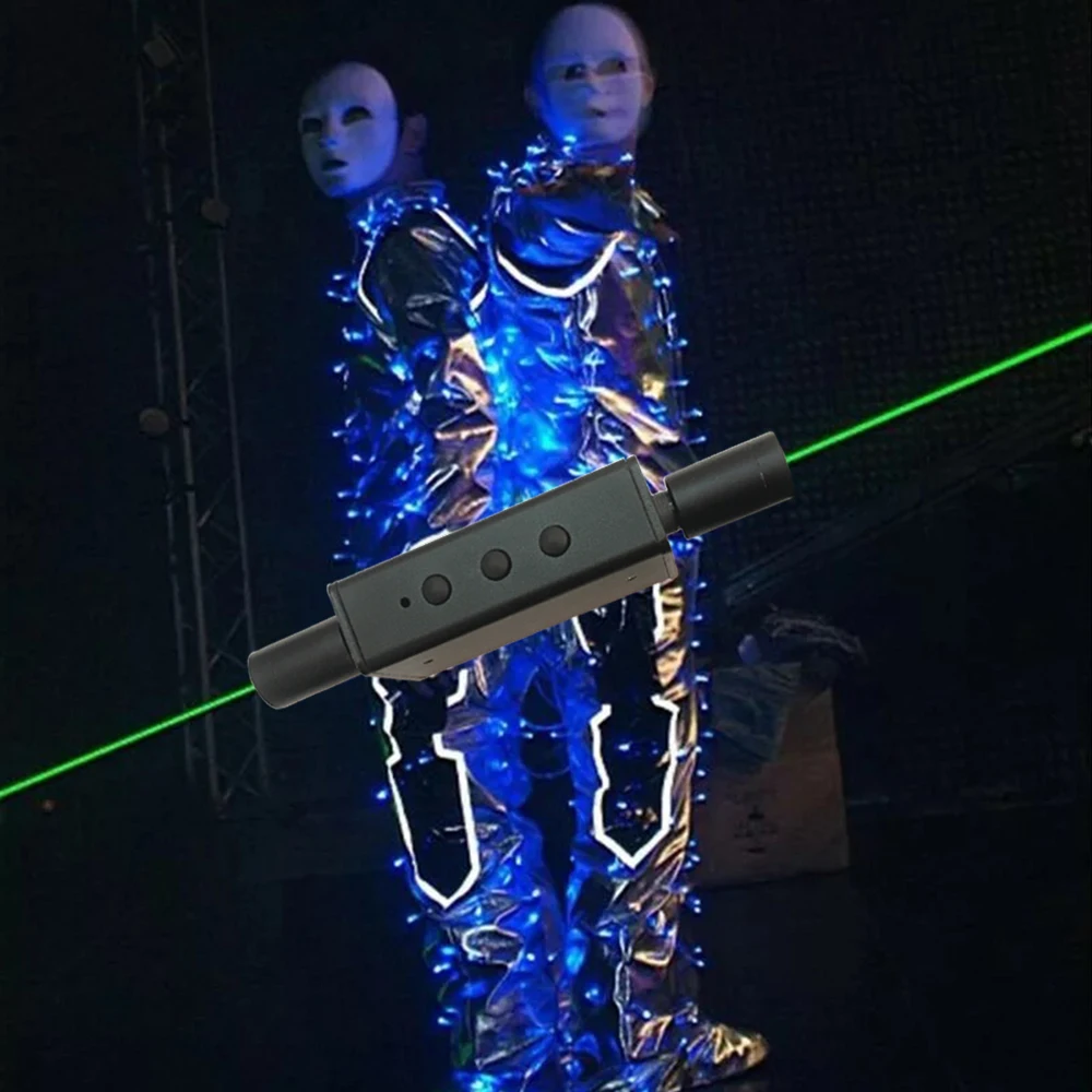 New Double Headed Green Laser Sword Laser Dance Handheld Stage Props  For Laser Man Show Portable Laser Dance Props