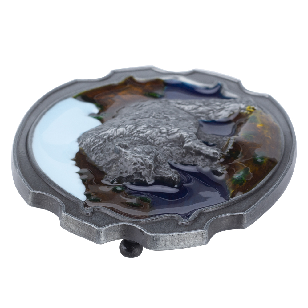 Polar Bär Gürtel Schnalle Tier Legierung Dekorative für Männer Mode