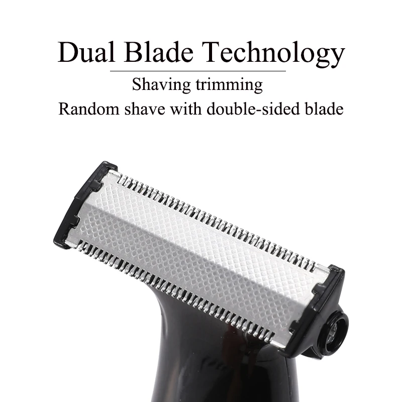Cortadora de pelo eléctrica para la ingle HTC para hombres, cortadora de vello púbico, cortadora de aseo corporal para hombres, depiladora de Bikini, afeitadora recargable