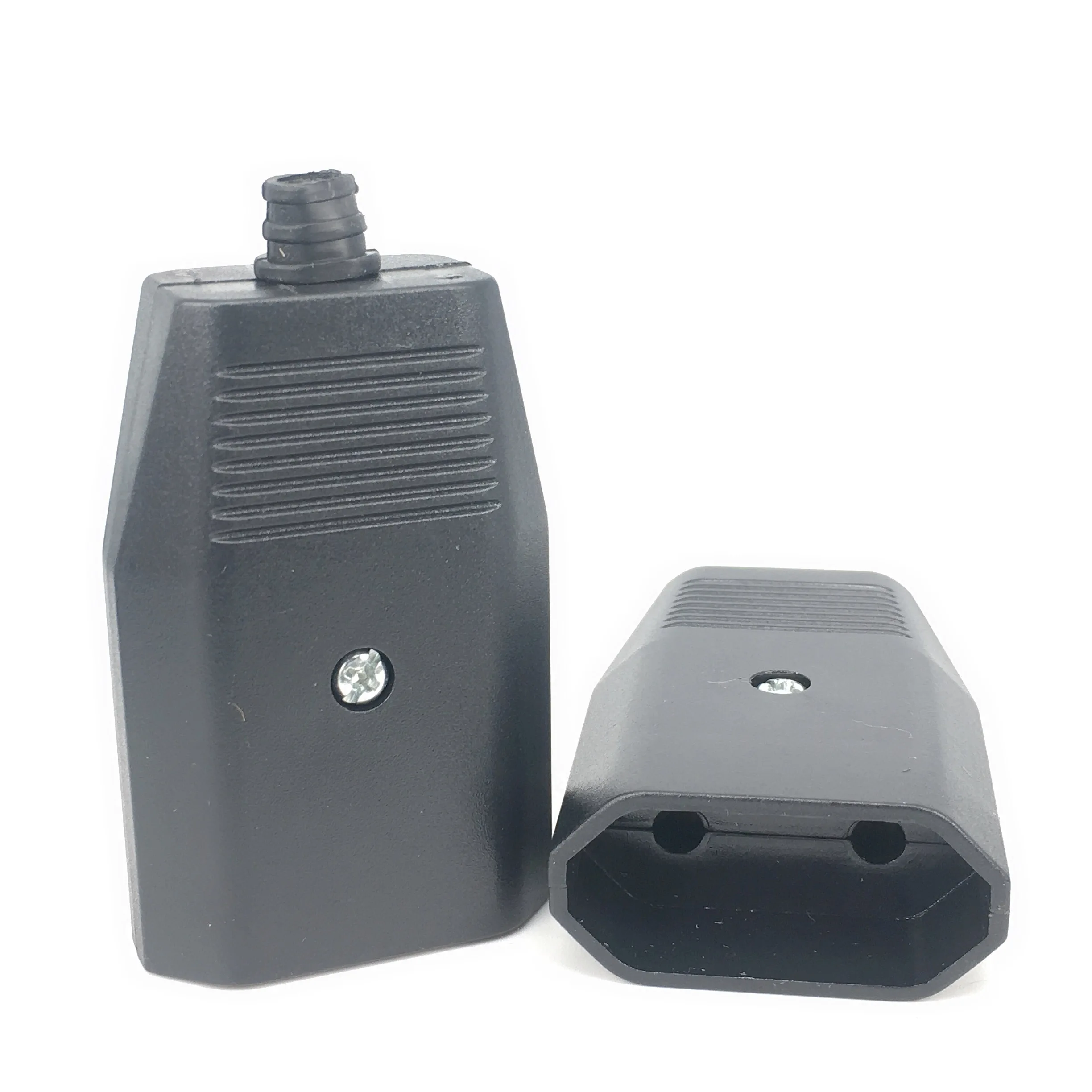 1PCS Rewirable 유럽 전원 코드 CE 남성 플러그 여성 소켓 전기 플러그 산업 빈티지 스타일 Rewire 플러그 250V 16A